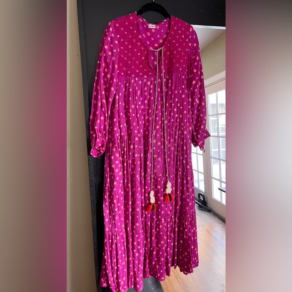 V. De Vinster Embroidery Dress, Medium
